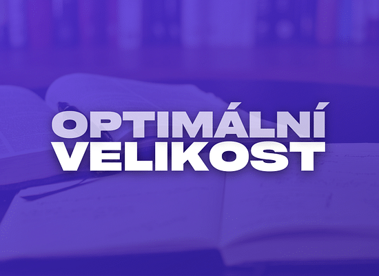 Na velikosti záleží: Minimalizujte riziko optimální velikostí pozice