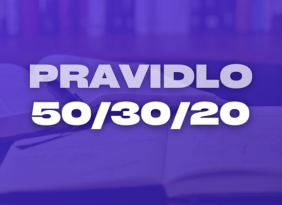 Investujte systematicky: Průvodce pravidlem 50/30/20 pro dlouhodobý úspěch