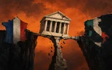 Cad băncile europene din cauza Franței sau a Italiei?