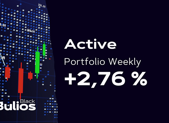 Portfolio Weekly #9: Týdenní souhrn portfolia Bulios Active