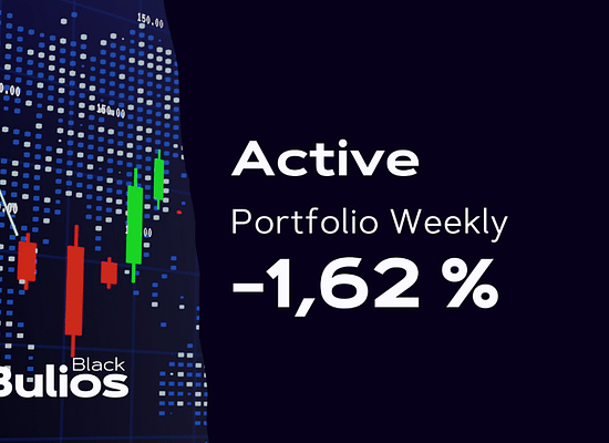 Portfolio Weekly #5: Týdenní souhrn portfolia Bulios Active